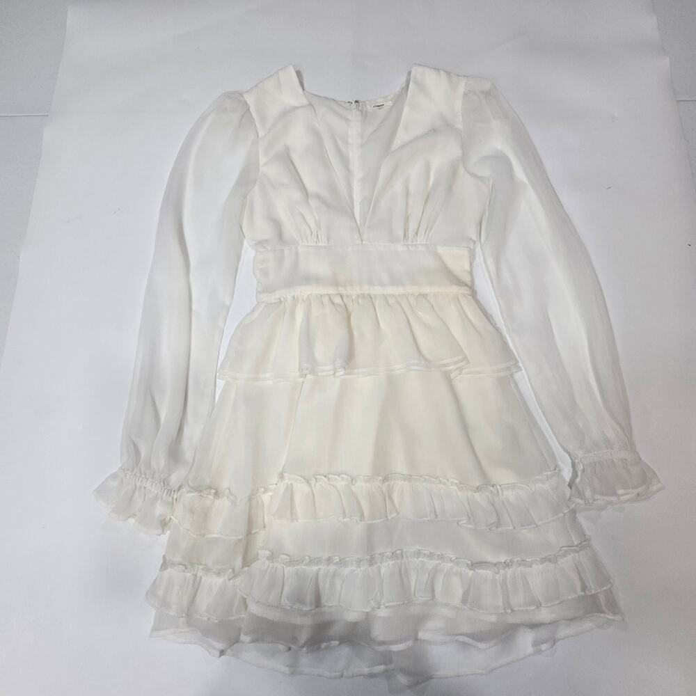 Tularosa Lucianna Mini Dress in Ivory XXS - Picture 2 of 13